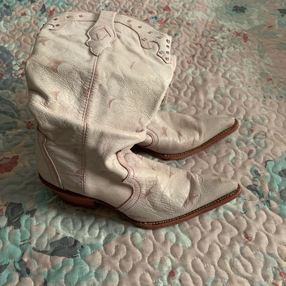 Fry boots Cuadra pink western boots - Picture 2 of 7